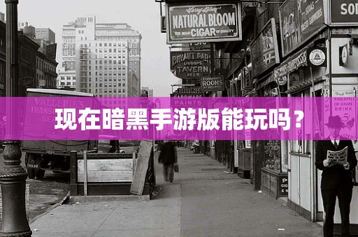 现在暗黑手游版能玩吗？