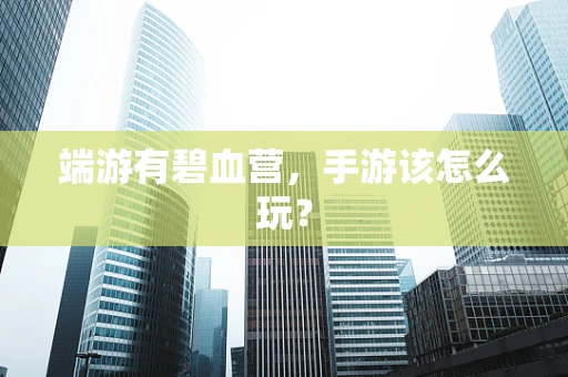 端游有碧血营，手游该怎么玩？