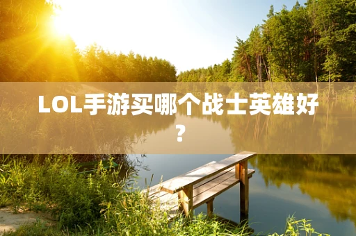 LOL手游买哪个战士英雄好？