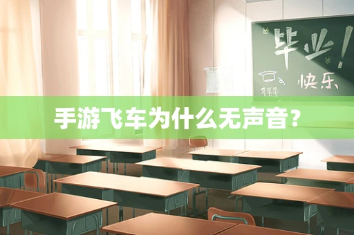 手游飞车为什么无声音？
