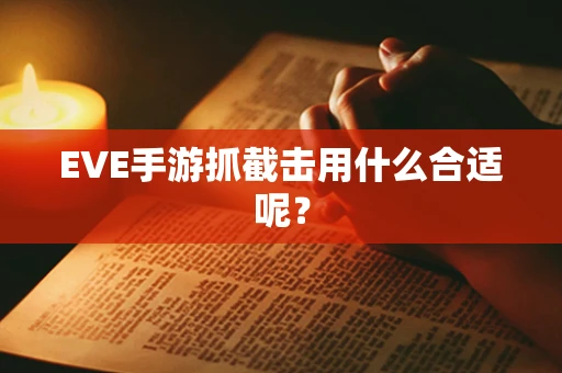 EVE手游抓截击用什么合适呢？