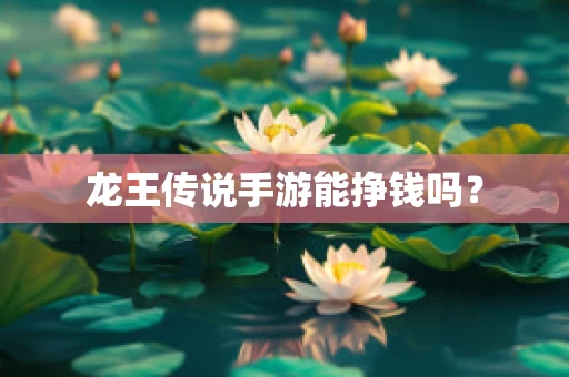 龙王传说手游能挣钱吗？
