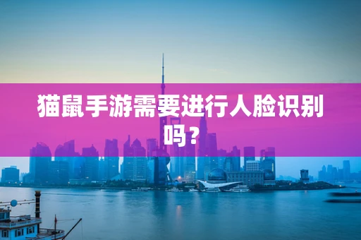 猫鼠手游需要进行人脸识别吗？