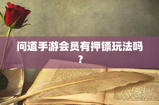 问道手游会员有押镖玩法吗？