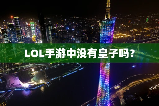 LOL手游中没有皇子吗？