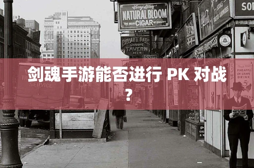 剑魂手游能否进行 PK 对战？