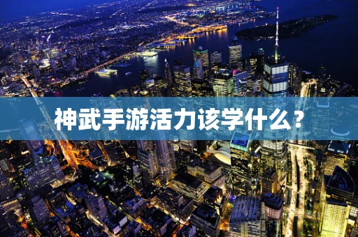 神武手游活力该学什么？