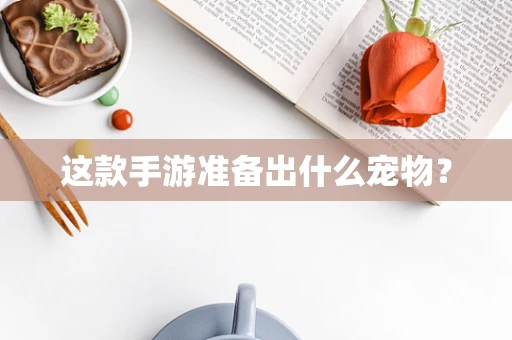 这款手游准备出什么宠物？