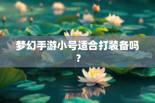 梦幻手游小号适合打装备吗？