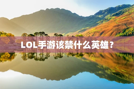 LOL手游该禁什么英雄？