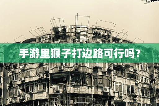 手游里猴子打边路可行吗？