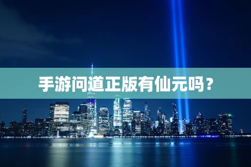 手游问道正版有仙元吗？