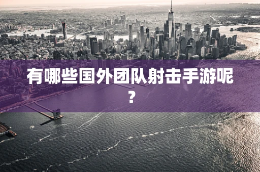 有哪些国外团队射击手游呢？