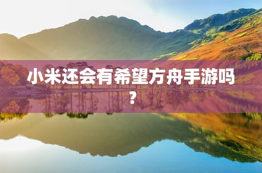 小米还会有希望方舟手游吗？