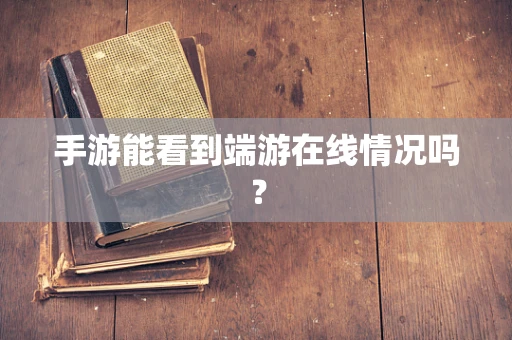 手游能看到端游在线情况吗？