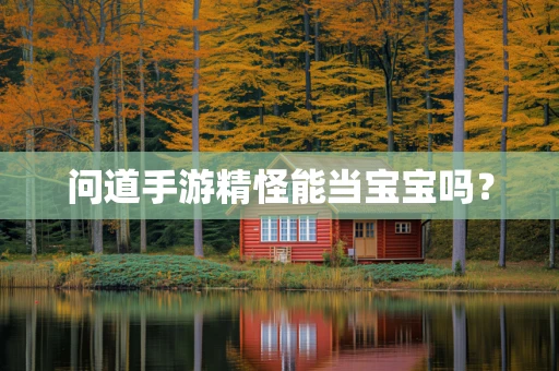 问道手游精怪能当宝宝吗？