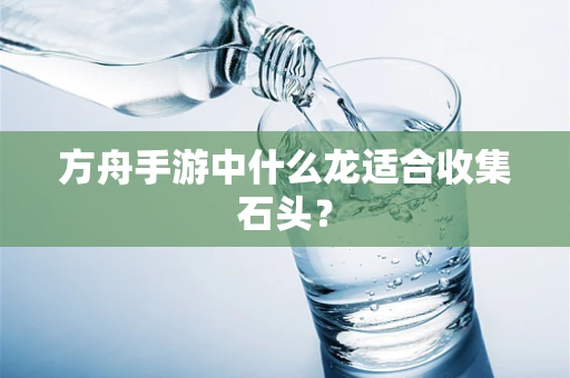 方舟手游中什么龙适合收集石头？
