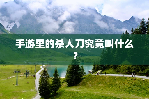 手游里的杀人刀究竟叫什么？