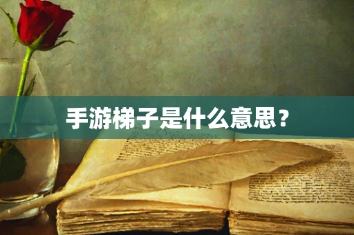 手游梯子是什么意思？