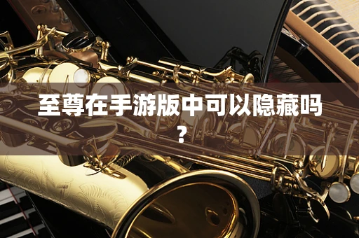 至尊在手游版中可以隐藏吗？