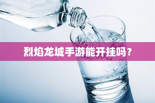烈焰龙城手游能开挂吗？
